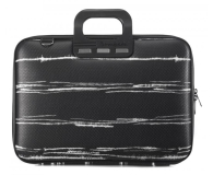 Torba na laptopa Bombata Black&White 15.6" czarna